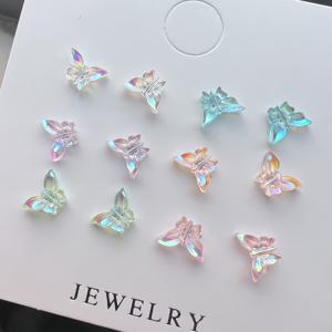 TEMU 12개-슈퍼 요정 컬러풀 뾰족한 날개 나비 귀걸이 세트, 저자극성, 심플하고 패셔너블하며 작고 달콤하며 섬세한 귀걸이, 어떤 의상에도 완벽한 선물