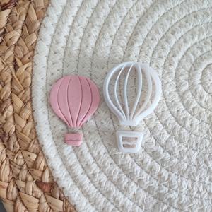 TEMU 2개입/1개입 우아한 열기구와 개 모양 폴리머 클레이 커터 세트 - 창의적인 열기구와 개 모양 귀걸이 펜던트를 위한 소프트 클레이 커팅 몰드, 캐주얼 테마 주얼리 만들기 키트 - 고정밀 플라스틱 클레이 몰드, 초보자를 위한 수제 선물, DIY 도구로 부드러운 클레이 귀걸이 만들기