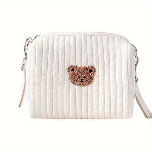 TEMU 한국 스타일 기저귀 가방은 트렌디하고, 컴팩트하며 휴대 가능하며, 부드럽고 휴대가 편리한 디자인을 특징으로 합니다. 젖병과 기저귀와 같은 다양한 필수품을 보관할 수 있으며, 유모차에 쉽게 부착하여 편리한 여행을 할 수 있습니다.