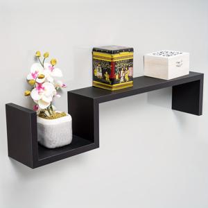 TEMU 블랙 디스플레이 랙, S자형 벽걸이 선반, 침실, 거실 및 서재 확장용 창의적으로 결합 가능한 선반, 가정 정리 및 디스플레이, 벽 장식, 홈 데코, 미적 방 장식