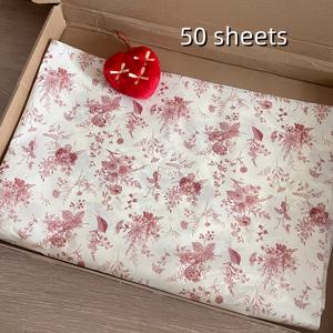 TEMU 홍시 난구, 다호리 디자인 포장 용지 - 20'' X 14'' 가벼운 선물 포장 용지, 결혼식, 축제, 생일, 꽃다발, 선물 가방 및 파티 답례품에 적합