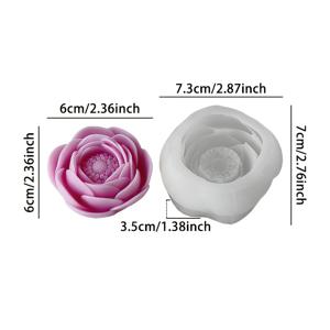 TEMU 로터스 아로마테라피 캔들 몰드, 레진 플라워 비누 몰드, 에폭시 레진 캐스팅 로터스 캔들 몰드, DIY 실리콘 캔들 공예, 로터스 향 왁스 멜트 장식, 수제 홈 데코, 웨딩, 어버이날, 생일, 발렌타인데이, 부활절, 기념일 선물 제작용 3D 몰드