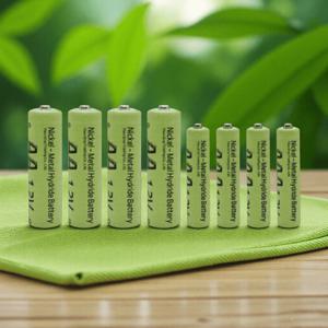 TEMU 1.2V 충전식 NI-MH AA-AAA 배터리 - 고용량 300mAh, 내구성 있는 금속 디자인, 가정용 장치에 적합, 일상적인 배터리|스타일리시한 재사용 가능한 배터리|내구성 있는 금속 구조, AA 배터리 전원