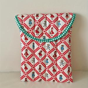 TEMU 귀여운 프린트 노트북 가방, 맥북 및 아이패드에 적합, 11인치, 13인치 및 15인치 모델과 호환