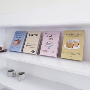 TEMU 현대적이고 귀여운 베이킹 장식용 책 4개 세트 - 홈 데코, 주방 및 카페 & 북쉘프 디스플레이용 크림 스타일 종이책, 리얼리스틱 빈티지 디자인, 북 쉘프 장식품, 아늑한 인테리어 액세서리, 장식용 척추