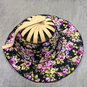 TEMU 1개 접이식 썬쉐이드 모자, 이중용도 접이식 모자 및 선풍기, 여행용 자외선 차단 모자, 휴대용 접이식 대나무 모자, 이중용도 접이식 선풍기 및 모자, 여성용 여름 자외선 차단 모자