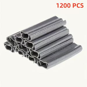 TEMU 1200개 빠른 그리드 펜스 못, 케이지 설치용 M형 클램프 못