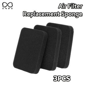 TEMU 혼다 GX160/GX200, , 챔피언, 듀로맥스 2KW-3KW 시리즈용 고품질 폴리에스터 직사각형 에어 필터 교체 폼 3개 세트 - 잔디깎기, 고압세척기, 워터 펌프, 잔디깎이 공기 필터에 적합