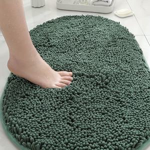 TEMU 1개 고급 천일 + TPR 울트라 소프트 흡수력 좋은 욕실 매트 세탁 가능 욕조 및 바닥 카펫 다크 그린, 피치 핑크, 오렌지 홈 데코 액세서리