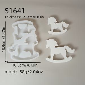 TEMU 레진 주형 3D 장식 실리콘 몰드 DIY 캔들 실리콘 몰드 석고 장식 실리콘 몰드 실리콘 몰드 집 꾸미기 에폭시 수지 몰드 58 S1641