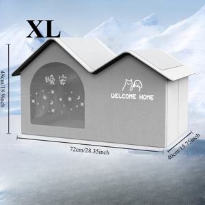 TEMU 고양이 에어컨 방, 애완 고양이 침대, 여름 냉각 및 열사병 예방 아이스룸, 에어컨 룸, 소형견 수면용 베드, 사계절용 포인트 탑, 세 가지 사이즈 선택 가능