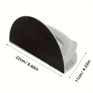 TEMU 9인치 다기능 반원형 각도 샌딩 도구 - 자가 접착식 직각 사포 홀더 & 핸드 그라인딩 플레이트, 퍼티, 페인트, 목재, 건조벽용 - 좁은 공간을 위한 인체공학적 수동 샌딩 블록, DIY 프로젝트 액세서리, 반원 디자인, 견고한 구조, 퍼티 샌딩, 컴팩트 디자인, 내구성 있는 연마재, 목공 애호가를 위한 제품