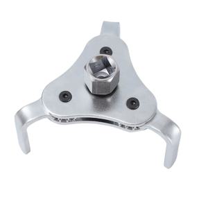 TEMU 범용 스틸 오일 필터 렌치, 안정적인 그립을 위한 조절식 쓰리조, 자동차 수리 공구, 엔진 오일 교환용, 내구성 있는 정비공용 수공구