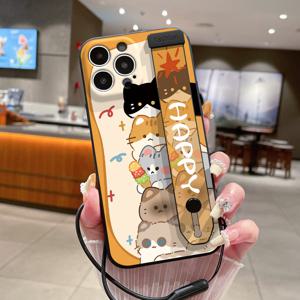 TEMU 휴대폰 케이스 - 패셔너블한 거북이 패턴 휴대폰 케이스, TPU 소재. 색상: 블랙. 남녀 모두에게 적합. Apple iPhone 시리즈 16/15/14/13/12/11/Xs/Xr/X/7/8/Plus/Pro/Max 및 Samsung Galaxy 시리즈 A03/A04/A05/A15/A25/A35/A53와 호환