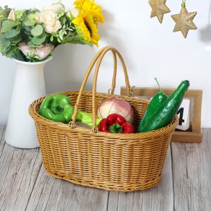 TEMU 핸드메이드 라탄 스타일 창의적인 수납 바구니! 봄, 여름, 가을, 겨울에 사용하기에 적합합니다! 피크닉 및 쇼핑에 완벽하며 이 꽃 바구니는 사려 깊은 선물로 좋습니다. 6가지 다른 곳에서 옷을 정리하는 데 매우 실용적입니다.