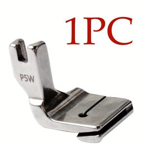TEMU 산업용 재봉틀 프레서 풋 P5w 상단 매끄러운/하단 주름 효과 동기화 이중 급여 시스템: 평면 스티치용 상단 롤러 + 조절 가능한 집게질 하단 톱니, 표준 오버록 바늘판 직접 장착