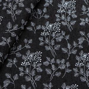 TEMU 잎사귀 [폴리에스터 데님 원단] 1장 편안한 프리워시드 리프 트리 데님 원단 59x19.68인치 (150x50cm) 통기성, 세탁기 사용 가능, 패턴, DIY 공예용 사전 절단