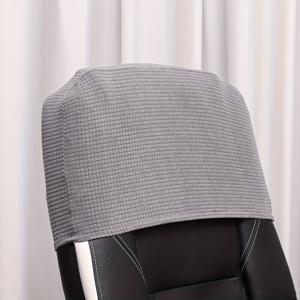 TEMU 단색 스타일 고품질 옥수수 알갱이 두꺼운 신축성 사무용 의자 하프 커버, 가정용 데일리 의자 커버, 컴퓨터 의자 헤드 커버, 좌석용 고품질 헤드 커버