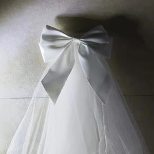 TEMU 20개입 앤 이중 레이어 대형 리본, 길이 약 6.1인치, 웨딩 장식, 웨딩 또는 이벤트용 베일, 선물, 파티 및 홈 데코에 적합