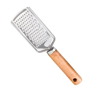 TEMU 생강을 위한 나무 손잡이가 달린 스테인리스 스틸 치즈 그레이터, 축제 분위기를 살리고 휴일 요리를 간편하게 만드는 데 적합