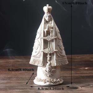 TEMU 피규어, 1개 클래식 레진 조각상 장식품, 종교 선물 조각, 종교 및 가정 장식, 크리스마스, 부활절, 종교적인 가정 장식 및 성사 선물에 적합