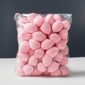 TEMU 60개 미니 메이크업 스펀지, 파운데이션 블렌딩 뷰티 스펀지, 액체 및 파우더용 완벽한 멀티 컬러 메이크업 스펀지, 습식 및 건식 사용 모두에 적합, 모든 피부 타입에 이상적