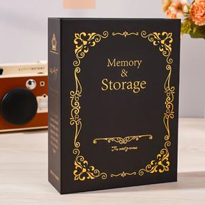 TEMU 6인치 소형 사진 앨범, 표준 4R 사이즈 (4x6인치), 내부 페이지 50장으로 사진 100장 수납 가능 (세로 방향). 양면 사진 수납 가능한 고급스러운 노르딕 스타일 디자인. 커플 앨범, 웨딩 앨범, 추억 보관용으로 적합. 선물용으로 이상적