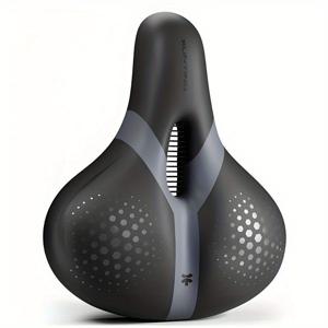 TEMU XUNTING 편안한 자전거 안장 1개, MTB 로드 바이크용 넓은 이중 충격 흡수 스펀지 충전재