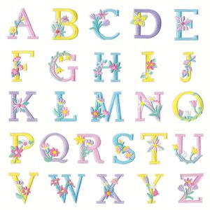 TEMU 26개 자수 패브릭 레터 패치, 옷의 구멍 수선에 적합, 재봉 또는 다리미로 부착 가능, 모자, 백팩, 옷 등 장식에 완벽, 재봉 장식 용품 및 추가