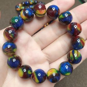 TEMU 고급 희귀 눈산 종로우 팔찌, 남녀 모두에게 적합, 블루 도자기 천관 팔찌, 모든 것이 자라, 백초단 - 보존 피아화 팔찌