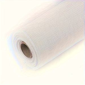 TEMU 꽃다발 포장용 PP 메시 원단 - 플로럴 격자 네트 롤 - 선물 및 꽃다발 포장에 이상적, 플로리스트 및 공예용 티슈 페이퍼 대체품 (꽃은 포함되지 않음)