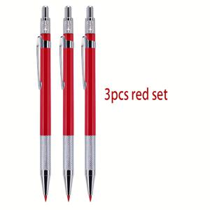 TEMU 3개/세트 신색 금속 메카니컬 펜슬 2.0mm 사무용 글쓰기 스케치 그림 | 백투스쿨 | 저렴한 학용품 | 입학 선물