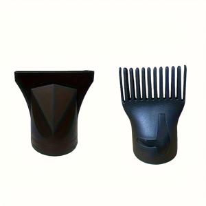 TEMU 헤어 드라이어 스타일링 에어 노즐 키트 - 스타일링, 건조 및 세팅용 오리 부리 콤 부착, 배터리 불필요, 무향, 살롱 및 가정용으로 적합한 전문 헤어드레싱 도구, 헤어 스타일링 도구, 세련된 디자인