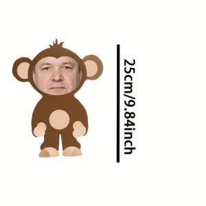 TEMU 맞춤형 사진 원숭이 베개, 개성 있는 귀여운 얼굴 던지기 패드, 부드럽고 편안한 포근한 볼스터 – 침실 또는 소파 장식용, 생일, 새해, 발렌타인데이에 딱 맞는 특별한 선물