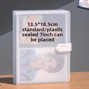 TEMU 5/6/7인치 200페이지 심플 사진 보관 앨범, 기념 앨범, 엽서 홀더, 대용량 가족 사진 앨범, 사진 보관 앨범, 카드 슬리브 수집집, 크리스마스 선물, 결혼식용 대형 사진 앨범 스탠드