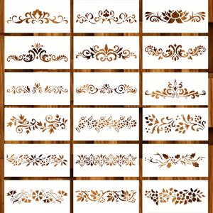 TEMU 이 세트에는 왕관, 연꽃, 꽃 덩굴 모티프와 같은 다양한 디자인의 18개의 페이스 페인팅 스텐실이 포함되어 있습니다. 메이크업, 파티 및 축제 행사에 이상적입니다. 재사용 가능하며 세척 가능합니다.