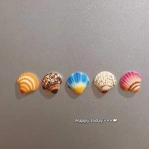 TEMU 5개 세트/10개 세트, 귀여운 조개 냉장고 자석, 사무실, 주방, 화이트보드, 식료품 저장실 및 식기세척기 등에 적합 - 크리스마스, 할로윈, 부활절, 추수감사절 홈 및 발렌타인데이 선물 냉장고 자석