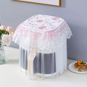 TEMU 에어프라이어 및 밥솥을 위한 다용도 커버. 사계절에 적합하며, 이중 레이어 자수와 원단 디자인으로 특징져 있습니다. 완벽한 홈 데코레이션이며, 크리스마스, 새해 또는 추수감사절에 친구에게 선물하기에 좋습니다.