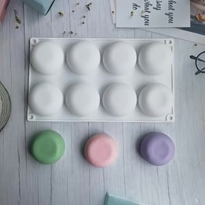 TEMU 8구 라운드 실리콘 비누 몰드, 3D 수제 비누 제작에 적합 - 졸업, 크리스마스, 할로윈 선물로 완벽 - 내구성 강하고 세척 쉬움, 비누 제작 애호가를 위한 이상적인 비누 만들기 용품, 다기능 공예 도구, 쉬운 탈형 소재, DIY 선물,휴일 공예,장식용 몰드,창의적인 몰드,논스틱 표면,공예 도구,선물 제작자,DIY 애호가