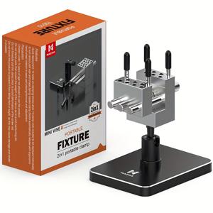 TEMU 1개 2-In-1 정밀 데스크탑 플라이어 | 분리형 소형 플라이어가 있는 알루미늄 합금 구조, 모델 제작, 보조 고정 장치, 도구에 적합, 전기 불필요