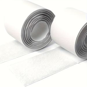 TEMU 2롤 고강도 검정/흰색 테이프, 2인치 x 118.11인치, 가구, 공예, 사무용품, 소파 교체 부품, 카펫 고정, 고강도 접착, 패브릭 스트립, 야외 파티오 매트에 적합, 배터리 불필요