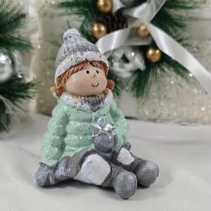 TEMU 1개 1개 수지 크리스마스 피규어 - 우아한 조각상, 크리스마스 & 데코레이션에 적합, 홈, 테이블탑, 선반, 벽난로, 창가 장식용 피규어 - 다용도 휴일 장식 액센트