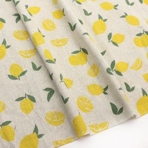 TEMU 1개 50x150cm (19.68x59인치) 과일 고품질 리넨 패브릭 - 퀼팅, DIY 재봉, 소파, 커튼, 가방, 쿠션, 베개 쿠션, 가구 커버 등에 사용! 레몬, 대추 핸드메이드 패브릭