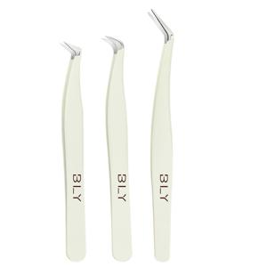 TEMU 인조 속눈썹용 핀셋 3개 세트, 간편하고 쉬운 메이크업