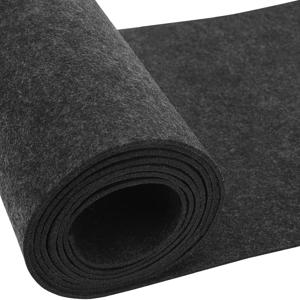 TEMU 손세탁 가능한 단색 펠트 원단 롤 - 공예 및 디자인용, 인조 소재, 11.81인치 x 98.43인치 x 3mm, 예술 및 공예용 경제적 펠트, 손세탁 가능