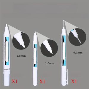 TEMU 3개 퀵 드라이 화이트 마커 펜, 어두운 표면용 불투명 잉크, 변색 및 무독성, 유리, 인조 가죽, 나무, 금속 등 공예에 적합 - 미술, 라벨링, 유리 쓰기 도구 | 정밀 쓰기 도구 | 마킹에 이상적