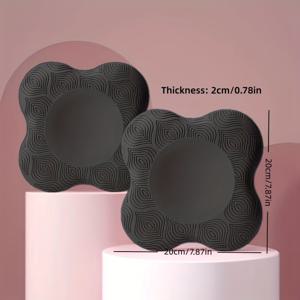 TEMU 2개 세트 미끄럼방지 요가 무릎 패드 - 두꺼운 쿠션으로 단단한 바닥용, , 관절 보호, 홈짐, 플랭크, 스쿼트, 기도용 운동 무릎 지지대