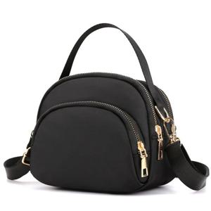 TEMU 여성용 미니 크로스백 가방, 조절식 스트랩 및 다중 수납공간 포함 - 일상 출퇴근용 나일론 숄더 지갑, 핸드헬드/크로스백 휴대, 지퍼 잠금, , 정리 및 스타일링용