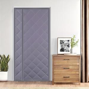 TEMU 양옆 열림 방식 겨울용 보온 커튼, 좌우 열림 모두에 적합, 방풍 및 보온을 위해 두껍게 제작, 침실 및 거실 가정용으로 이상적, 단열을 위한 내한성 폴리에스터 재질