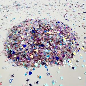 TEMU 10000개 핑크 무지개빛 별과 하트 모양 스팽글, 메탈릭 엣지, 하트 모양 장식, 추수감사절 콘페티, 여아용 할로윈 장식, 생일 파티 장식, 크리스마스 장식, 할로윈, 생일